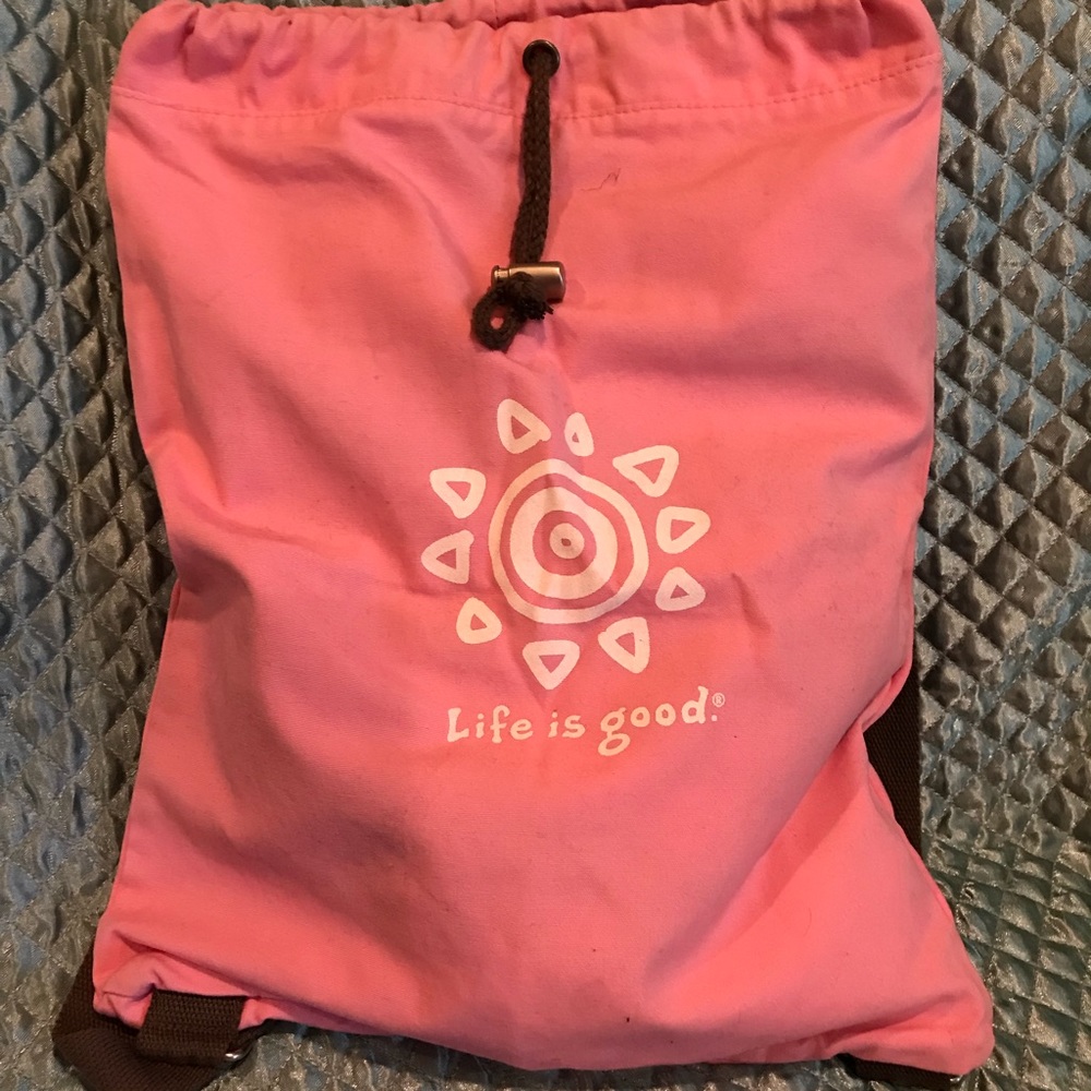Life is Good backpack bag